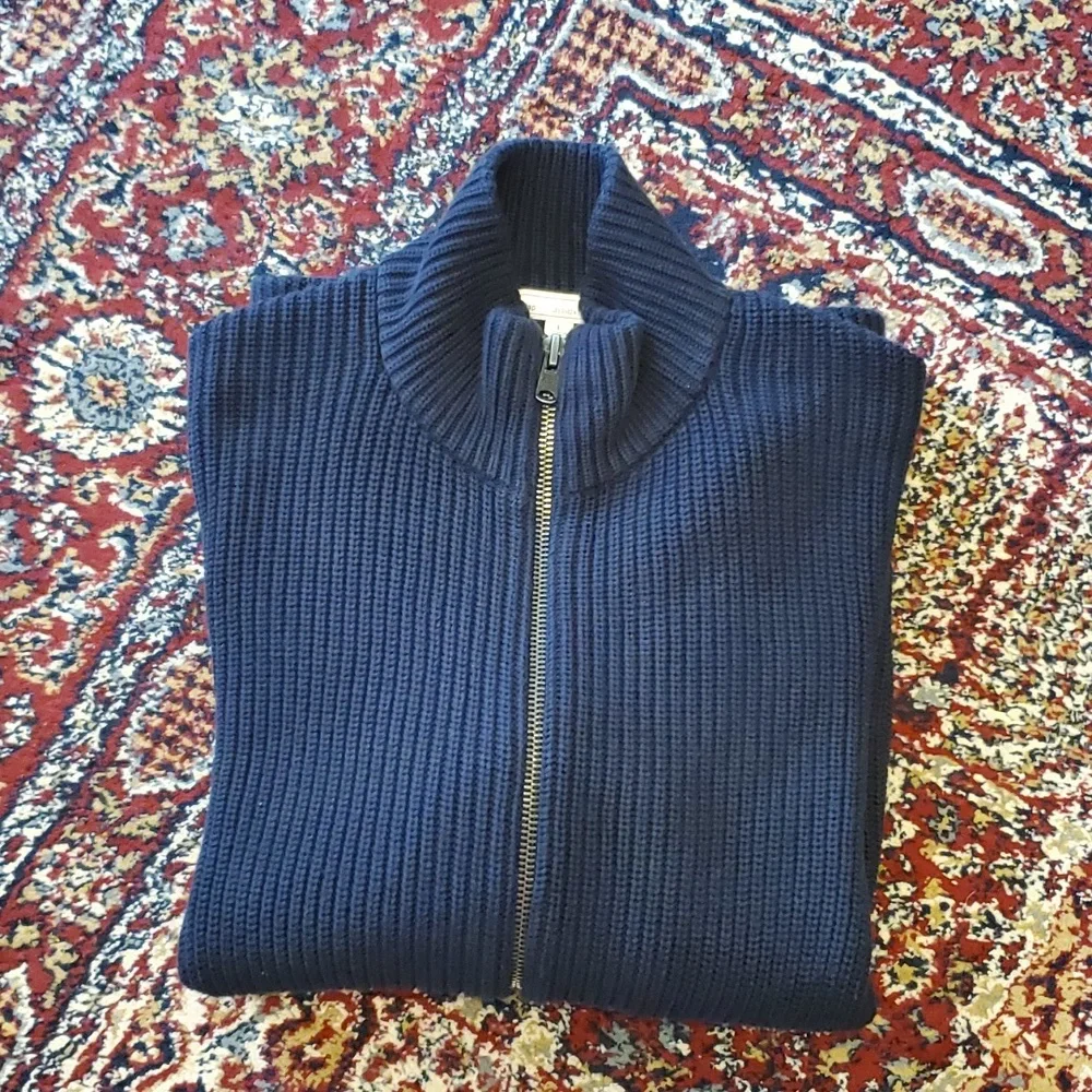 GAP Mockneck Sweater Jacket 100% Cotton - Picture 3 of 16